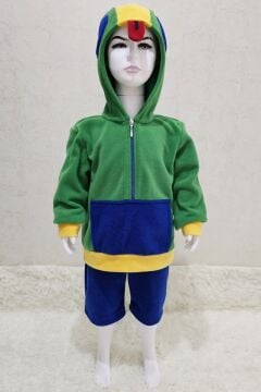 Kapüşonlu Cosplay Yeşil Kostüm | Video Oyunu Kapüşonlu Yeşil kostüm