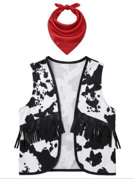 Kovboy Yelek ve Fular