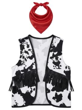 Kovboy Yelek ve Fular