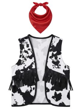 Kovboy Yelek ve Fular