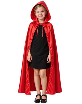 Halloween Kapüşonlu Kırmızı Pelerin Çocuk