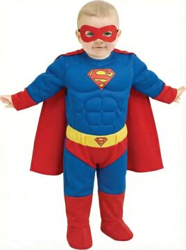 Bebek Superman Kostümü Kaslı
