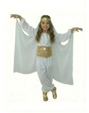 Anadolu Ateşi Kostümü Beyaz - 12-13 Yaş