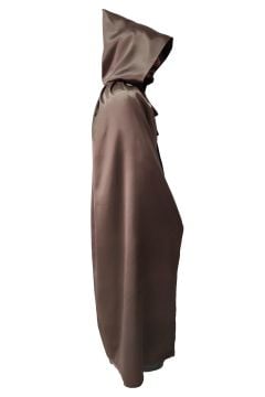 Kahverengi Kapüşonlu Pelerin