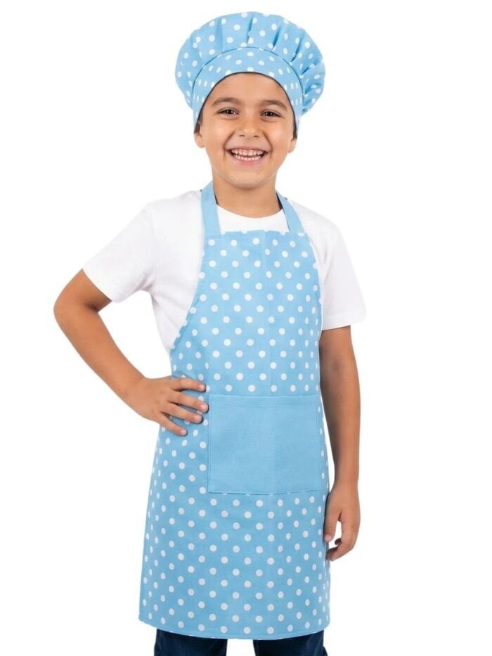 Aşçı Önlüğü ve Şapkası Puantiyeli